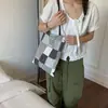 Bolso de Hombro Floral Fresco de Verano, Bolso Tote Versátil Estilo Bosque para Niñas, Bolso Ligero de Moda Nicho para Viajar