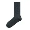 Calcetines de Lana para Hombre Estilo Otoño Invierno Resistentes al Olor Calcetines de Media Pantorrilla Doble Aguja Cálidos Calcetines Largos Calcetines Largos de Negocio para Hombre Venta al por Mayor