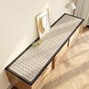Tapete para mesa de TV, ligero, de lujo, con sensación avanzada, impermeable y a prueba de aceite, tapete para aparador, zapatero, tapete resistente a la suciedad y al polvo, tapete protector para encimera