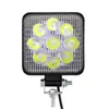 Luz de trabajo LED para coche mini cuadrada 9 luces 27W luz auxiliar faro modificado todoterreno foco foco