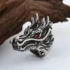 Suministro transfronterizo de moda europea y americana dominante anillo de grifo personalidad retro hombres joyería japonesa y coreana anillo retro tendencia retro