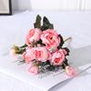 Directo de fábrica Mini peonía europea flor de peonía flor de seda accesorios para fotos de boda hogar decoración de boda flores