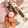 Novo Chaveiro Criativo do Garfield Anime Criativo Animal Fofo Figura Pingente Pequeno Presente Chaveiro Atacado