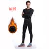 Fanyi fábrica de origen otoño e invierno mallas deportivas forradas de polar ropa de fitness para hombre alta elasticidad cálido secado rápido traje de ropa