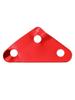 Tenda Grande Triangular Externa de Liga de Alumínio Cortina de Céu Corda à Prova de Vento Peças Antiderrapantes Fivela de Corda de Puxar Fivela de Ajuste Triangular