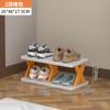 Sapateira Doméstica Rack de Armazenamento para Entrada Interior Pequeno Estreito Multicamadas Simples Armário de Sapatos para Dormitório de Estudantes Economizador de Espaço