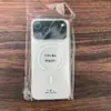 Funda Magnética de Succión 18Promax para Teléfono Apple, Endurecida y Adecuada para Iphone16, Funda de Teléfono Transparente 12Pro que No se Amarillea