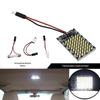 Luz de Teto LED para Carro 3014 48Smd 12-24V Universal Painel de Luz com Placa de Alumínio Luz de Leitura Alto Brilho Luz de Porta