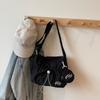 Bolsa Tote Feminina Casual de Verão da Moda 2025 Novo Estilo Elegante e Tendência Simples Grande Capacidade Bolsa de Ombro