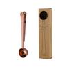 Clip sellador de cuchara de café de acero inoxidable transfronterizo, juego de clip para bolsa de snacks con clip medidor, clip de pinza de nariz puntiaguda en forma de T