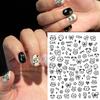 Adesivos de Nail Art Hot Cross-border Ins Cute Kitten Puppy Graffiti Love Children's Fun Adesivo Nail Art Adesivos unha