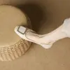 2026 Nuevos Zapatos Planos de Trabajo de Suela Blanda Primavera y Verano, Estilo Hada, Boca Baja Versátiles, Zapatos Mocasines Cómodos de Cuero Suave, Simples
