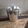 Fabricante de Cubo de Hielo Pequeño Galvanizado 5L8L10L12L Suministro con Asa Cubo de Hierro Galvanizado para Cerveza 1L2L3L