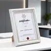 Moldura de Certificado de Patente A4 Moldura de Exibição de Certificado de Classe Alta Moldura de Foto Criativa 7 Polegadas 8 Polegadas 10 Polegadas Moldura Vazia Mesa