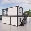 Sitio de Construcción de Contenedores Móviles Dormitorio Prefabricado, Unidad de Vivienda en Contenedor Exterior Personalizada