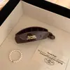 Pinza de plátano voluminizadora grande, pinza vertical, pinza para el pelo de lunares de moda coreana para mujer, accesorio para el pelo de lujo ligero de alta gama