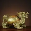 Tortuga de Latón, Tortuga Dragón, Tortuga del Milenio de Cobre, Tortuga de Longevidad, Fabricante de Adornos de Regalo, Tortuga de Longevidad Centenaria