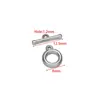 Cierre de pinza OT de acero inoxidable repujado hebilla chapada al vacío accesorios para joyería versátiles DIY collar pulsera joyería hecha a mano al por mayor transfronterizo