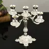 Enfeites de Castiçal Clássico Estilo Europeu, Decorações de Mesa de Luxo Leve e Alto Valor Estético, Enfeites de Castiçal para Decoração de Casa em Liga de Zinco Atacado