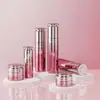 Novo Conjunto de Garrafas de Vidro Cosmético Redondas 50g Creme Facial de Alta Qualidade ml Embalagem com Pump Garrafa para Base Líquida Garrafa Vazia