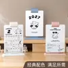 2027 Nuevo Calendario Perro Feliz Calendario de Escritorio Año de la Oveja Decoración de Escritorio de Oficina Cuaderno Planificador Mensual Libro de Tarjetas de Asistencia