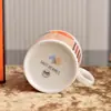 Caneca de Porcelana Fina Europeia Britânica Criativa, Copo de Água, Chá da Tarde, Café da Manhã, Cerâmica, Copo para Pista de Obstáculos Equestres, Presente