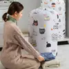 Bolsa de Colcha Cilíndrica con Cordón de Dibujos Animados para Uso Doméstico, Bolsa de Almacenamiento de Ropa, Set Impermeable de Almacenamiento para Mudanzas