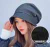 Chapéu Chapéu de Pescador Feminino Outono e Inverno Estilo Coreano Versátil Chapéu Fashion Coreia Dongdaemun Moda Tendência Quente Chapéu Octogonal
