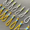 Lanyard para Teléfono Corto con Llavero, Correa Simple Corta para Funda de Teléfono, Correa de Muñeca para Botella de Agua, Cuerda Trenzada