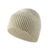 Gorro de Punto de Color Sólido para Mujer, Nuevo Estilo Coreano Otoño e Invierno, Versátil Gorro de Lana tipo Cúpula para Estudiantes, Gorro de Moda para Clima Frío