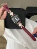 Correa de Cuero Rojo Angora Oro Rosa Adecuada para Apple Watch iWatch 12ª Generación 11/10Ultra