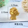 Miniatura de Lingote de Oro Simulado Joyería Accesorios para Manualidades Resina Decoraciones Creativas para Inauguración de Casa Adornos de la Fortuna Venta al por Mayor