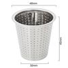 Atacado de fábrica coador de chá metal aço inoxidável preparador de chá tipo xícara com duas alças coador de chá de viagem acessórios para conjunto de chá