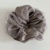 Novo Scrunchie de Rede Colorido Doce Estilo Coreano para Meninas, Elástico de Cabelo para Coque de Alta Elasticidade, Acessório de Cabelo Simples e Doce