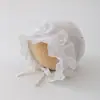 Sombrero de Bebé Verano Delgado para Niña Estilo Princesa Sombrero para el Sol Recién Nacido Meses Pequeños Transpirable Sombrero de Palacio