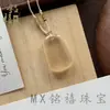 Nuevo Producto de Comercio Exterior Transfronterizo: Collar Estilo Luna de Ojo de Gato Natural, Naturalmente Elegante y Hermoso, Colgante de Buda, Descuento por Cantidad Grande