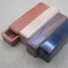Caja de almacenamiento de colección estilo japonés de secuoya, caja para recuerdos de pelo de mascota y barba, caja de sellos extraíble de madera de nogal