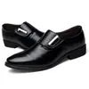 2285 en stock zapatos de hombre con velcro zapatos de vestir de negocios coreanos zapatos de boda comercio exterior talla grande una generación de cabello