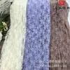 Falda de Encaje Fino Sexy Transparente Elástica Tela de Encaje Floral Pequeño Encaje Encaje