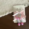 Conjunto Doce de Presilhas e Elásticos de Cabelo com Laço e Cereja para Crianças, Grampos, Presilhas Laterais e Faixas de Cabelo