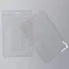 Funda Blanda para Pase de Exposición Portatarjeta de Identificación de Trabajo Portatarjetas de PVC Transparente Impermeable Protección de Tarjeta de Autobús Tarjeta de Documento Venta Caliente Transfronteriza