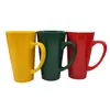 Taza de Cerámica Brillante Nórdica Taza Embudo Mate Taza de Café para Oficina Taza de Regalo Conmemorativa Personalizable Gran Capacidad