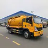 Camión de Limpieza y Succión de Aguas Residuales Dongfeng Vehículo Integrado de Limpieza y Succión de Aguas Residuales para Limpieza de Tanques Sépticos Comunitarios y Dragado de Tuberías de Aguas Residuales