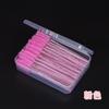 Cepillo para Pestañas En Caja de Fábrica Herramientas de Maquillaje de Belleza Pincel de Maquillaje Pincel para Cejas Varilla de Cristal Pincel Pequeño Peine para Pestañas Cepillo para Pestañas En Caja