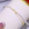Accesorios de bricolaje: collar de perlas de plata de ley 925, pulsera con hebilla, cadena con cola de amor, hebilla ajustable, cadena de extensión.