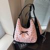 Bolso Transfronterizo Bolso de Gran Capacidad Bolso de Hombro con Lazo Nuevo de Verano para Mujer 2025 Mochila Cruzada de Moda para Viaje
