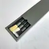 Escova de limpeza para saídas de ar de ar condicionado de carro escova para lavagem de carro escova de detalhe de lã macia para interior de carro 3 peças escova para lavagem de carro de fenda