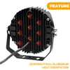 5 pulgadas - Luz de Trabajo Luminosa LED Lateral de Tres Lados, Distribución en Almacenes de Ultramar de EE. UU., Británicos y Australianos, Dropshipping, Exclusivo para Suministro Transfronterizo