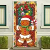 2026 Nuevas Cortinas Decorativas Navideñas Transfronterizas para Puerta Telón de Fondo para Festivales al Aire Libre Suministros de Decoración para Eventos Venta al por Mayor Personalizada