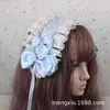Diadema lolita Multicolor Original Hecha a Mano Hermoso Encaje Suave Accesorios para el Cabello de Niña Gato y Carta de Amor lolita